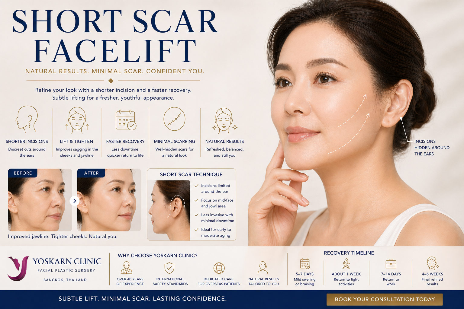 Short Scar Facelift